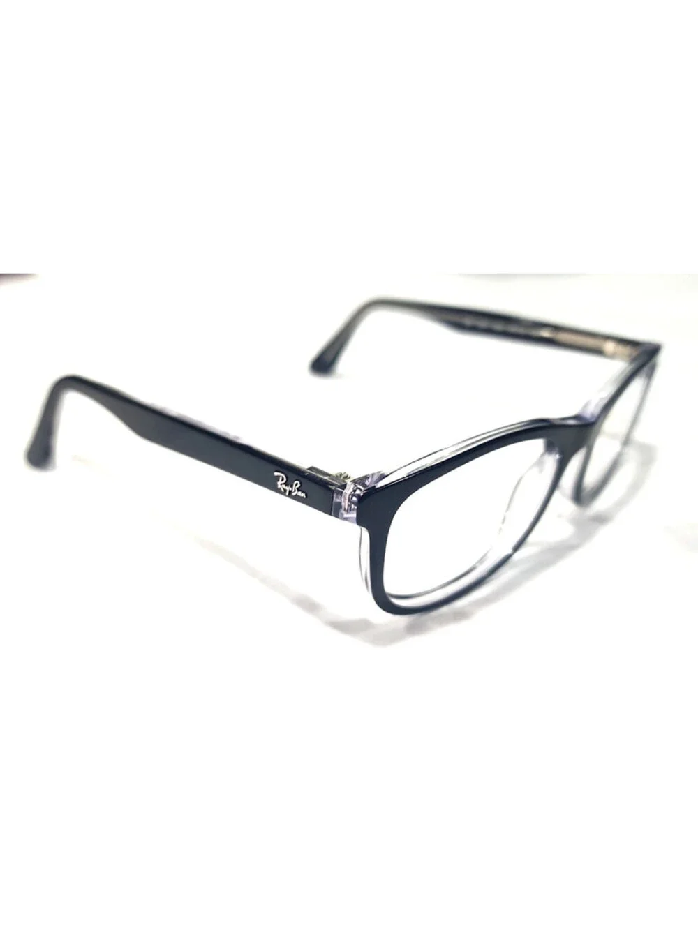 Ray Ban Jr RB1642 3529 Boys Black Oval Eyeglasses 48-16 135